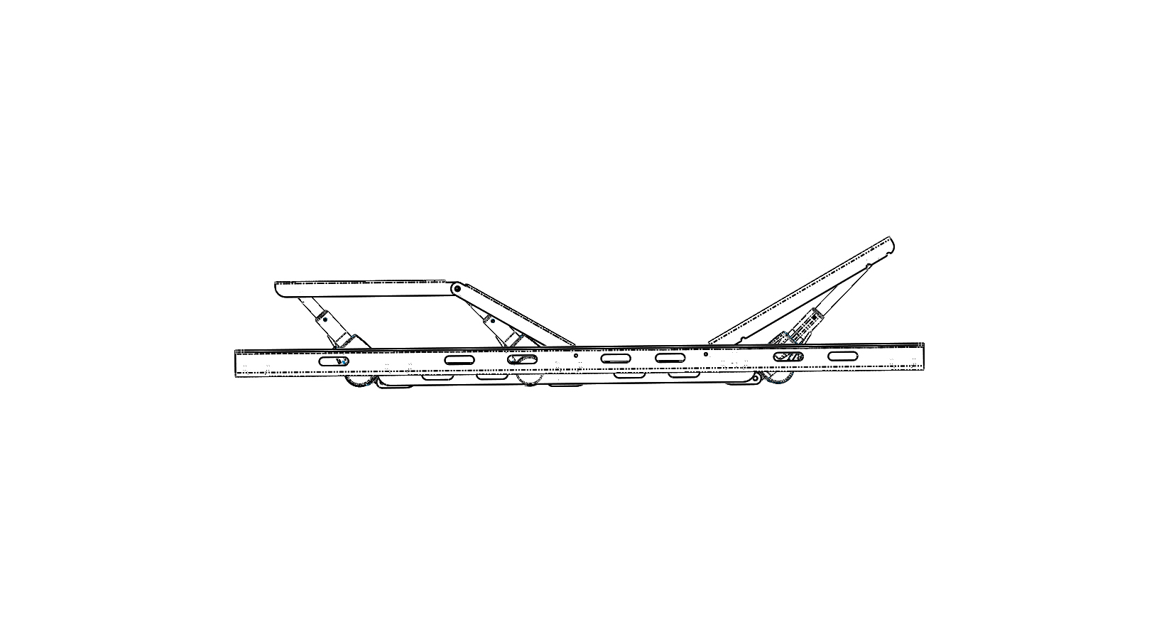 Verstelbaar bedframe 400 — ontwerpfase HALO China Bedding